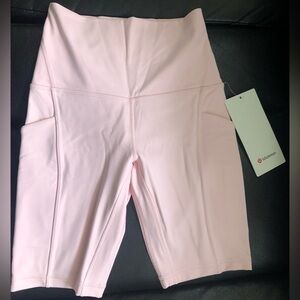 Lululemon Strawberry Milkshake Align HR Short 8" with Pockets NWT! Size 2! RARE!